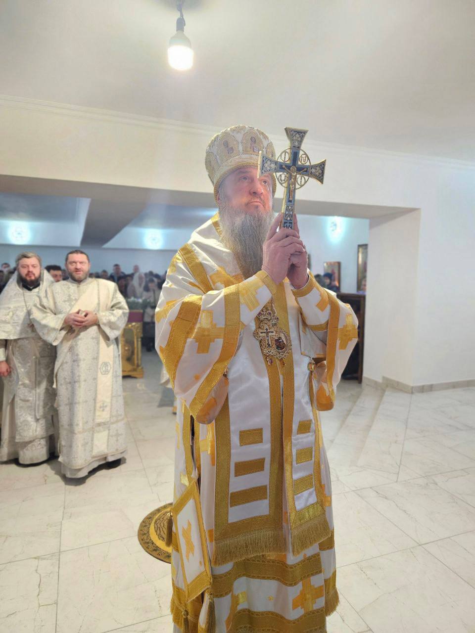 11 января в нижнем храме собора Архангела Михаила архиепископ Тираспольский и Дубоссарский Савва совершил Божественную литургию, приуроченную к престольному празднику храма 11 января в нижнем храме собора Архангела Михаила архиепископ Тираспольский и Дубоссарский Савва совершил Божественную литургию, приуроченную к престольному празднику храма