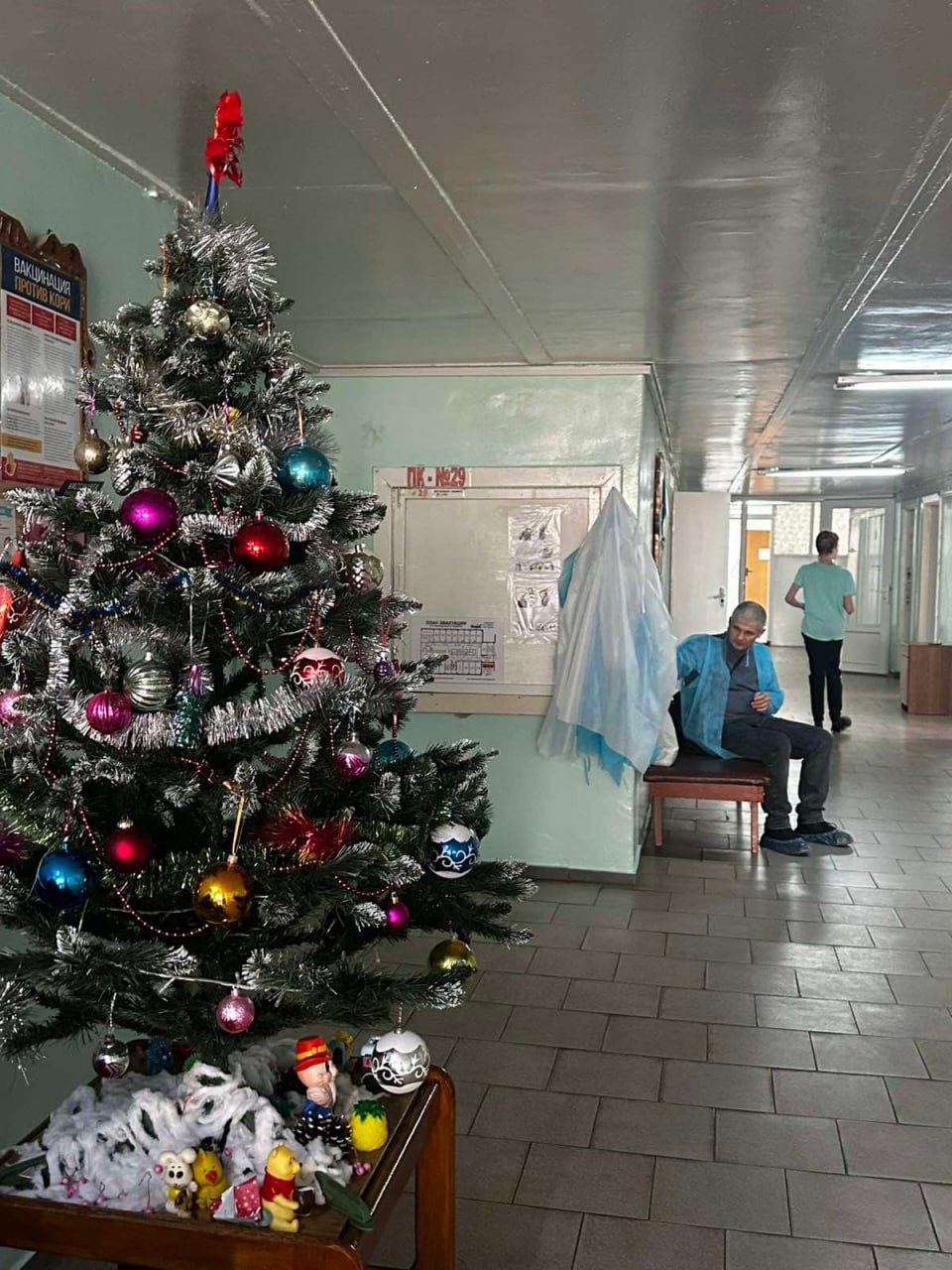 Новогодняя ёлка и много пневмоний в детском отделении Центра матери и ребенка в Тирасполе