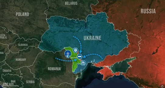 Украина и Молдова якобы полностью изолировали российский контингент в Приднестровье с полуночи 1 января, сообщают западные Reporting From Ukraine и Euromaidan Press