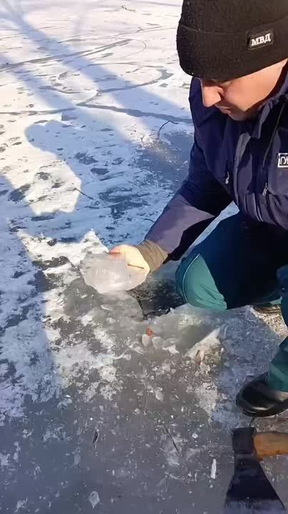 Спасатели: лёд в водоёмах республики всё ещё небезопасный