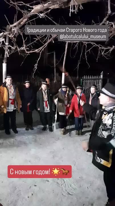 Дети в приднестровских сёлах пошли «дя плугушорул» — этот старинный новогодний обряд проводится на старый новый год