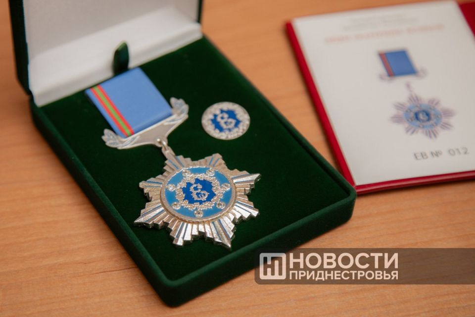 Степан Берил, президент Приднестровского государственного университета им. Т. Г. Шевченко, награжден орденом Екатерины Великой