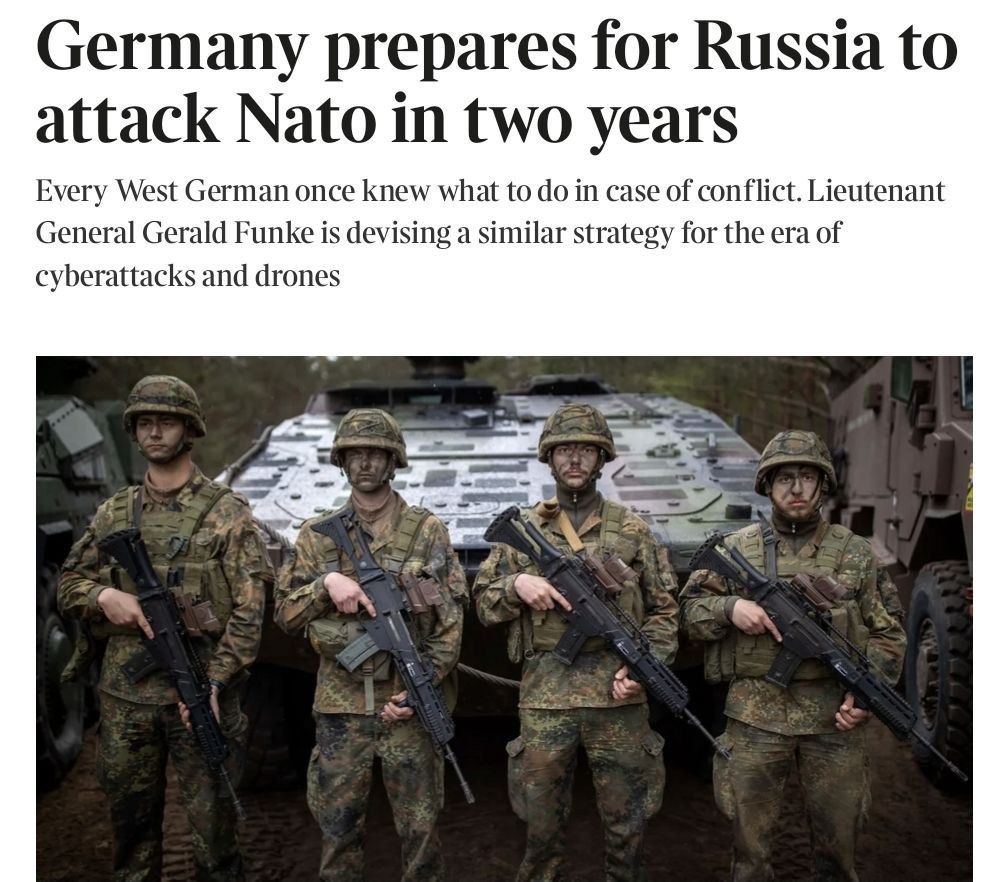 Германия готовится к возможной атаке России на НАТО в ближайшие два года, — The Times