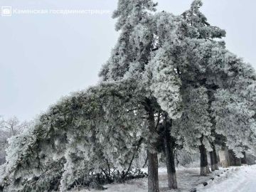 Ледяная красота села Катериновка