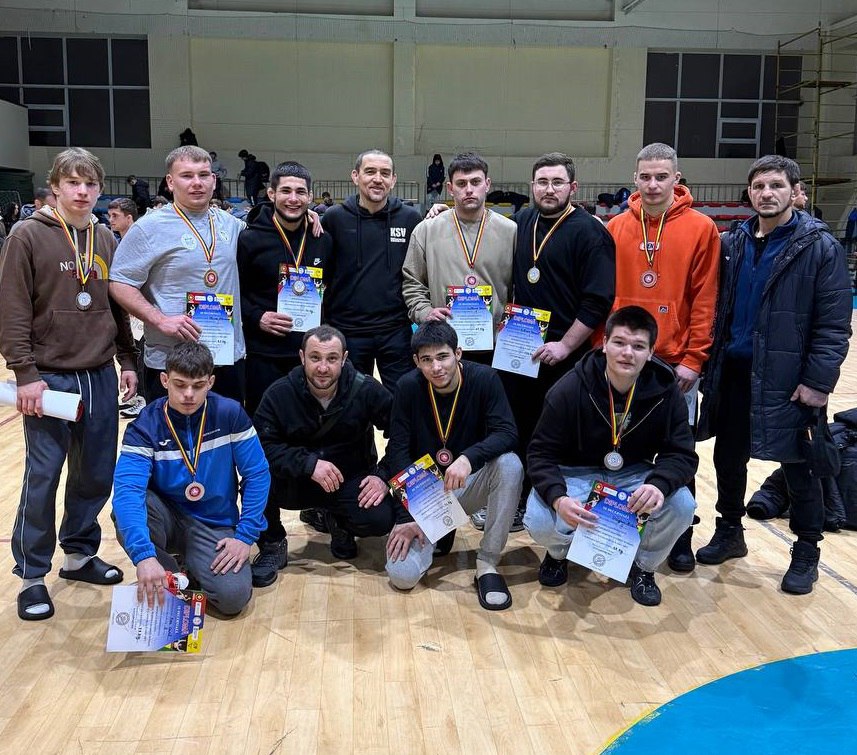 Рекордное количество наград завоевали приднестровские борцы на чемпионате РМ U23