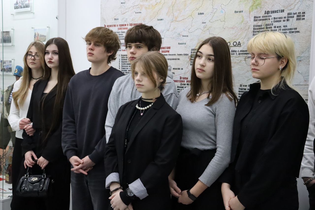 В преддверии 37-й годовщины вывода советских войск из Афганистана ученики столичной школы №14 посетили Государственный историко-краеведческий музей В преддверии 37-й годовщины вывода советских войск из Афганистана ученики столичной школы №14 посетили Государственный историко-краеведческий музей