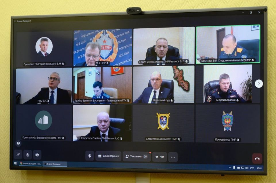 Президент признал работу Следственного комитета ПМР за 2025 год удовлетворительной Президент признал работу Следственного комитета ПМР за 2025 год удовлетворительной