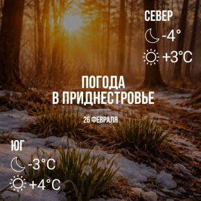 Днём – до +4. Без существенных осадков