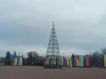 Ёлку в Дубоссарах разбирают только сейчас