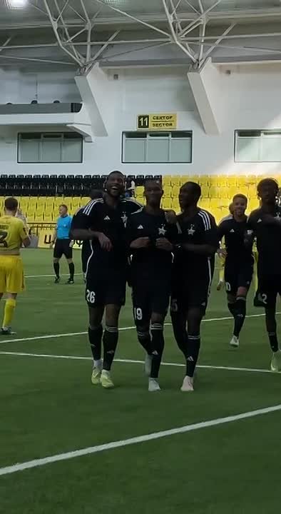 Новичок Хайдер Асприлья забил свой первый гол за «Шериф», и сразу после него забил второй