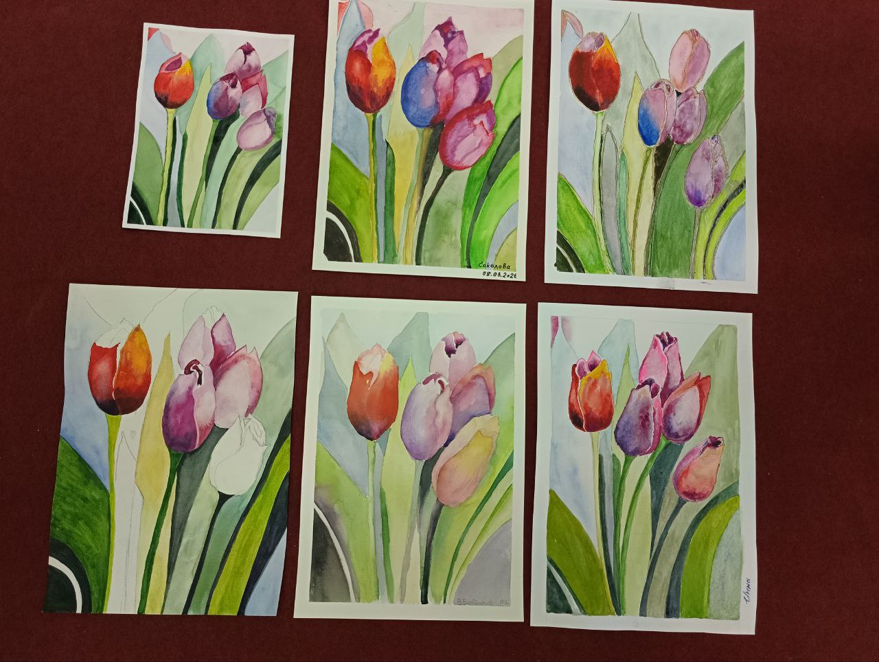 Магия на кончике кисти. На занятиях в Приднестровском художественном музее в выходные царила атмосфера весеннего настроения, любви и красоты