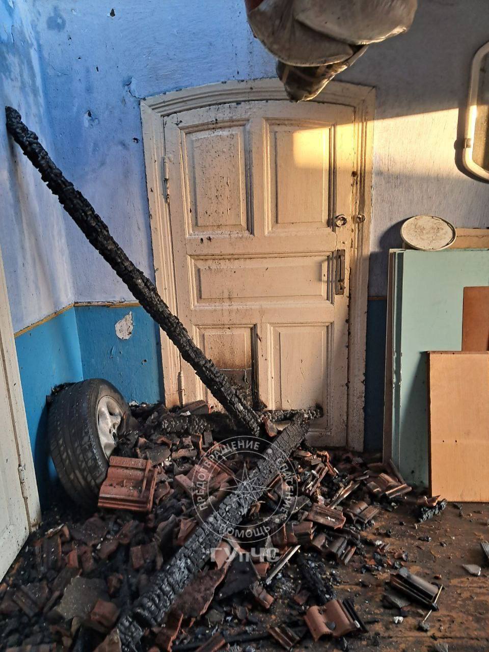 Дом остался без крыши — пожар в Малаештах Дом остался без крыши — пожар в Малаештах