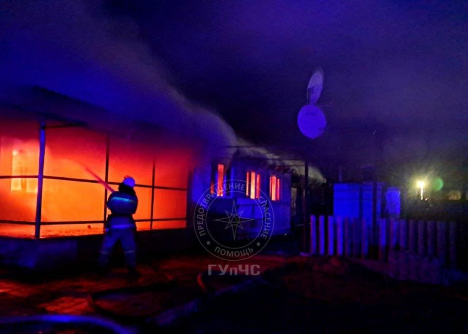 Накануне вечером в Григориопольском районе произошёл крупный пожар