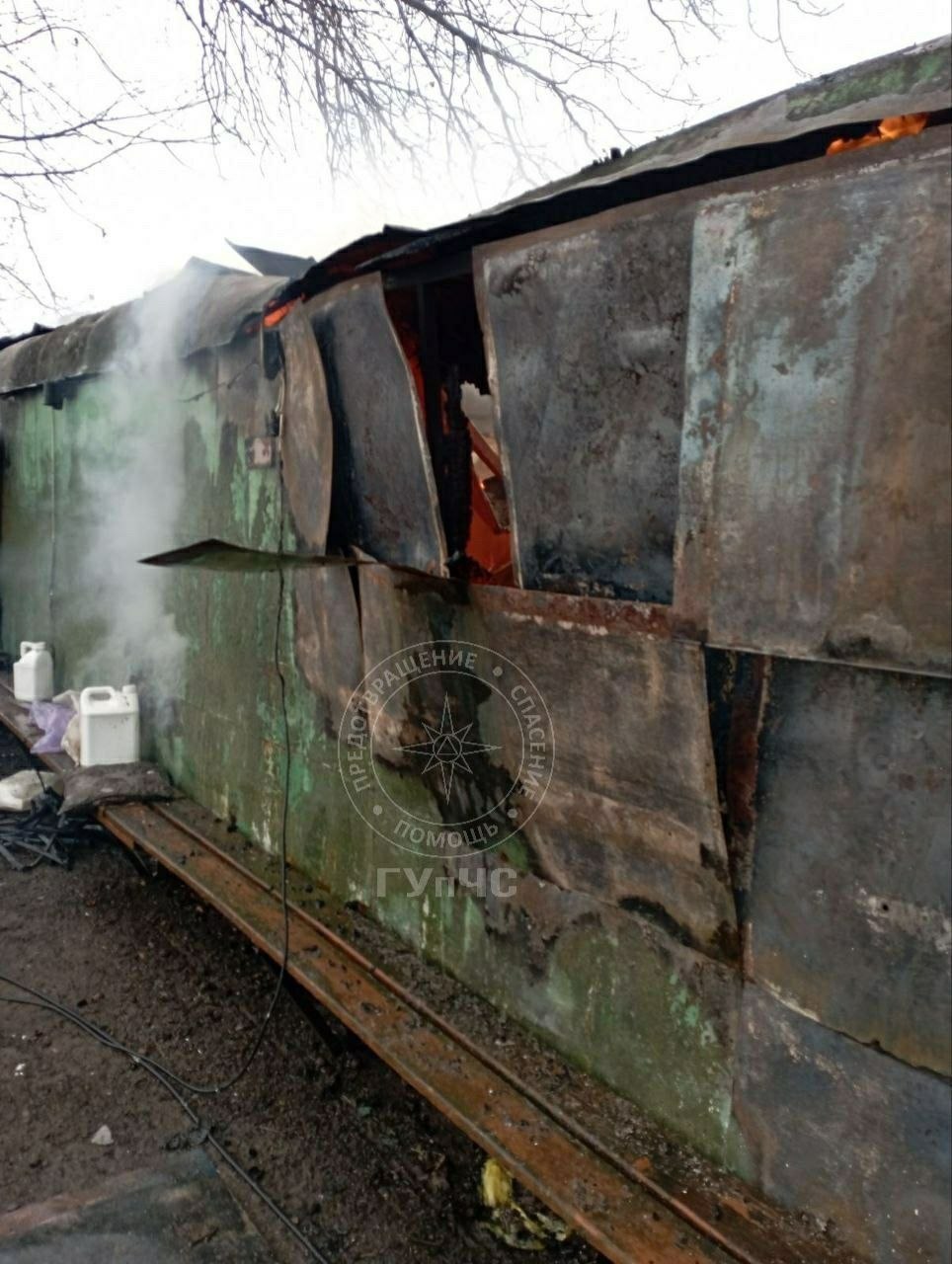 В Григориопольском районе сгорел сторожевой вагончик В Григориопольском районе сгорел сторожевой вагончик