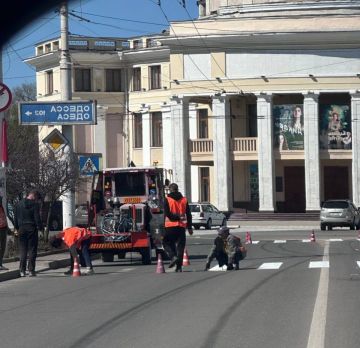 В Тирасполе возвращают дорожную разметку