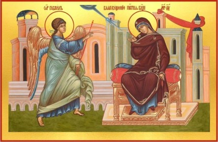 Сегодня Благовещение Пресвятой Богородицы