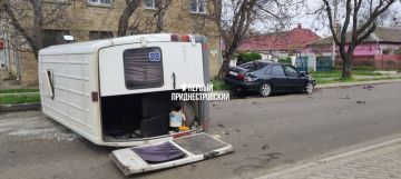 Как нам рассказали в ГАИ, маршрутка №8 проехала на красный – в это время на зелёный двигалась «Хонда»