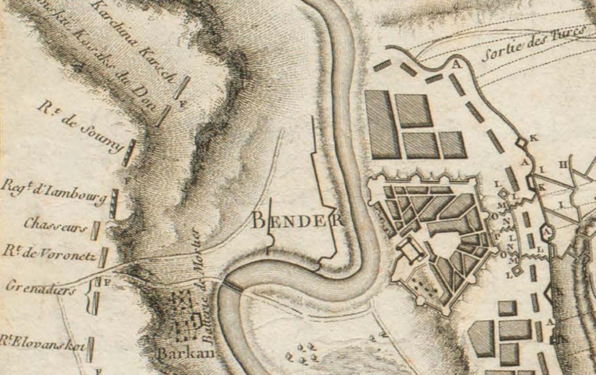 Захоронения воинов Российской императорской армии XVIII века могут быть связаны с осадой Бендерской крепости 1770 года, которая длилась два месяца – с июля по сентябрь