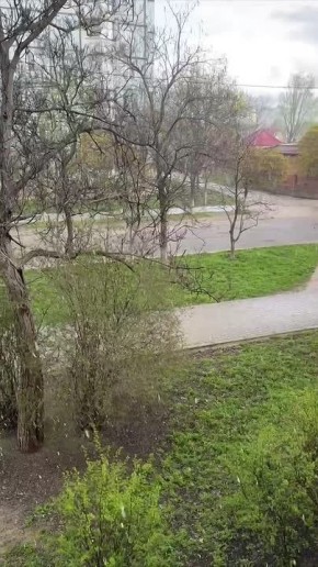 Небольшой град прошёл в Днестровске