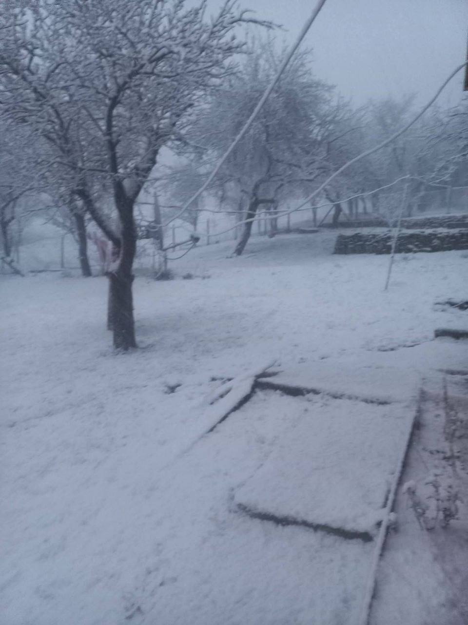 Пока мы удивлялись граду, Румынию сегодня буквально занесло снегом Пока мы удивлялись граду, Румынию сегодня буквально занесло снегом