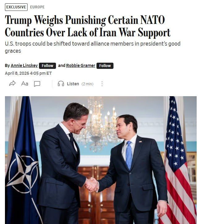 ����� ������������� ����������� ���������� ��������� ������ ���� �� ������������� ��������� � ����� � ������, � Wall Street Journal