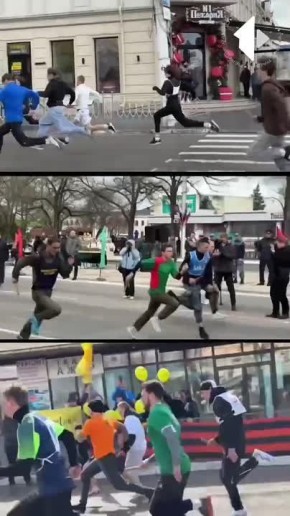 Атмосфера сегодняшней эстафеты в Тирасполе