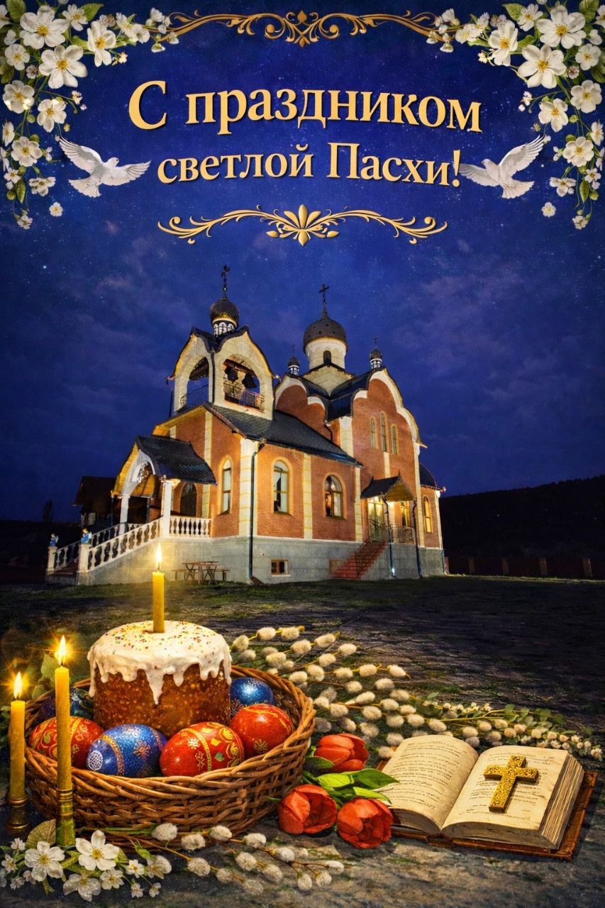 Дорогие братья и сестры! Поздравляю вас с великим и спасительным праздником Светлого Христова Воскресения! Дорогие братья и сестры! Поздравляю вас с великим и спасительным праздником Светлого Христова Воскресения!