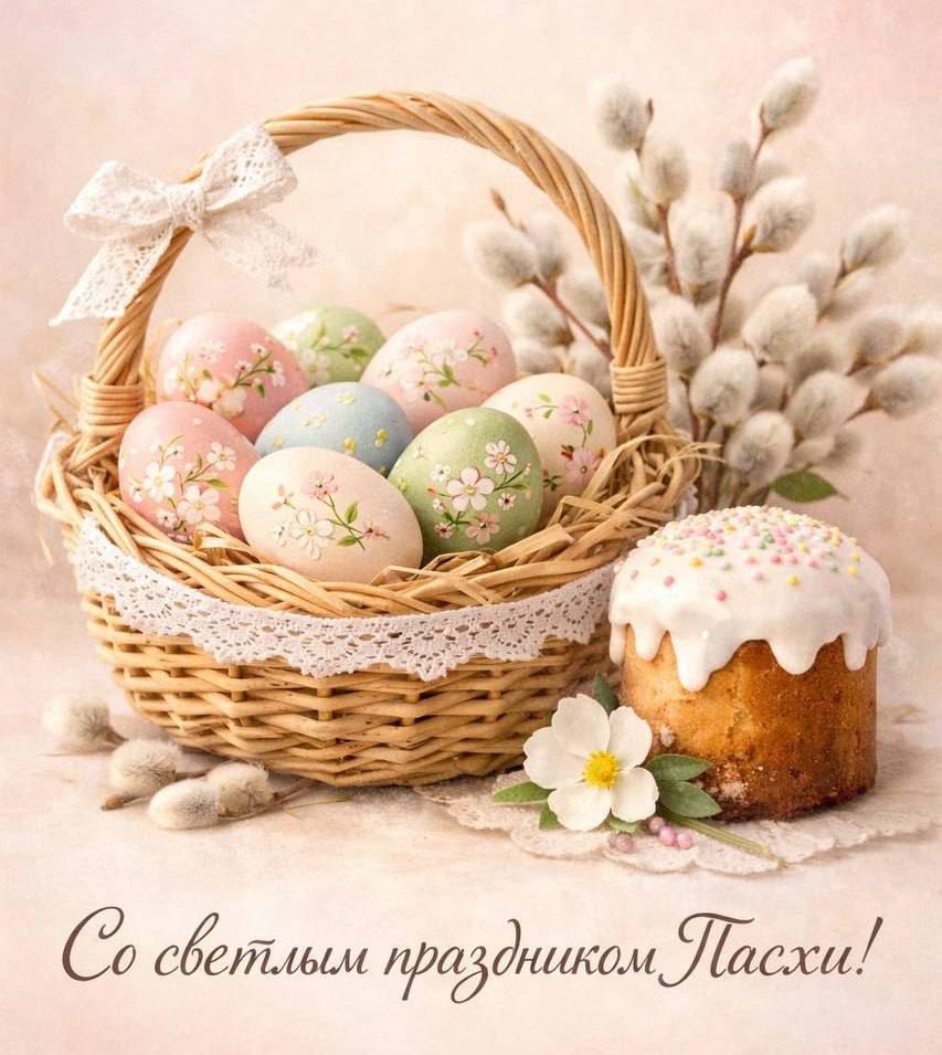 Со Светлым праздником Пасхи бендерчан поздравили глава государственной администрации города Бендеры Роман Иванченко и председатель Бендерского городского Совета народных депутатов Петр Зосимчук