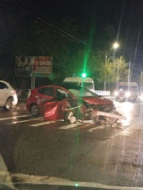 Сразу 2 серьёзных ДТП произошли в Тирасполе минувшей ночью