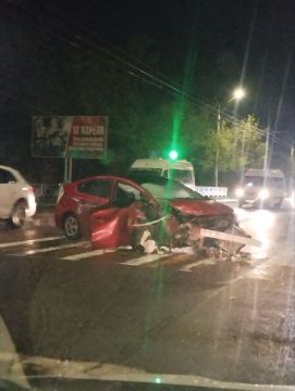 Сразу два серьёзных ДТП произошли в Тирасполе минувшей ночью