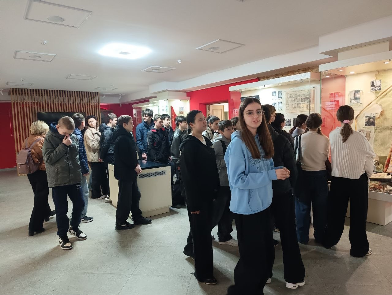 Порядка тридцати семиклассников сегодня посетили Мемориальный музей Бендерской трагедии