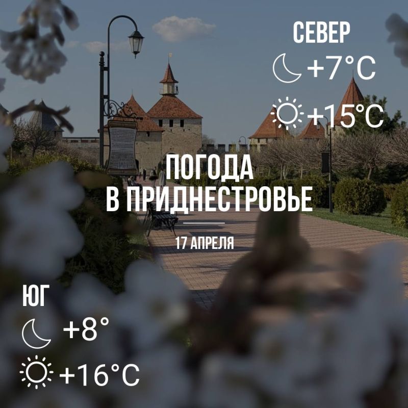 Днём облачно с прояснениями, местами кратковременный дождь