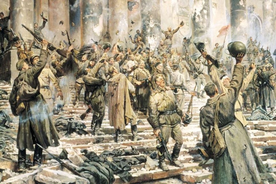 30 апреля 1945 года Знамя Победы взвилось над Рейхстагом 30 апреля 1945 года Знамя Победы взвилось над Рейхстагом
