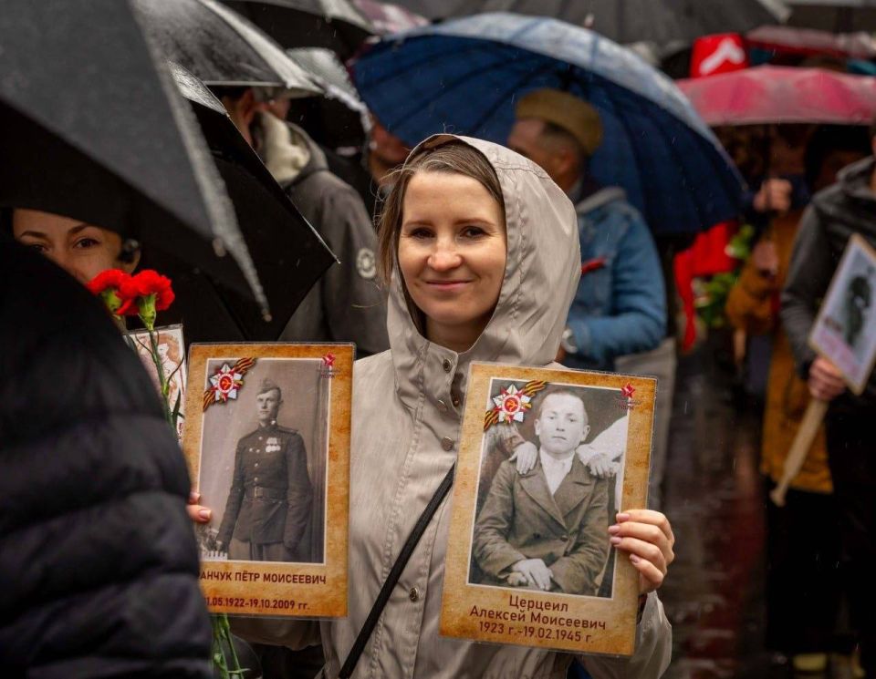 Бессмертный полк в прошлом году в Тирасполе Бессмертный полк в прошлом году в Тирасполе
