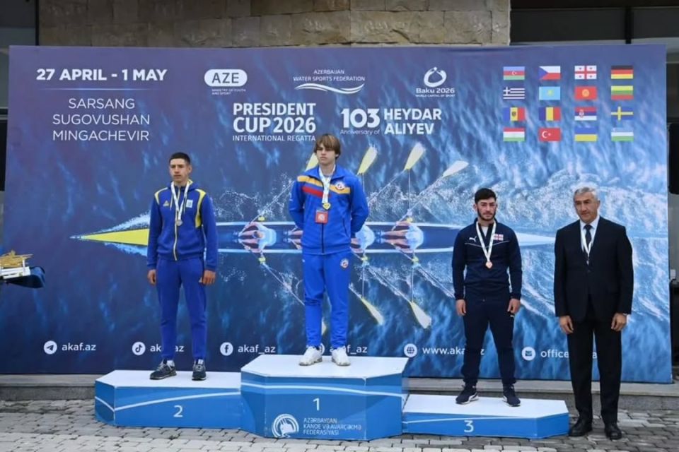 Бендерчанин завоевал «золото» на международной регате по гребле «Кубок Президента-2026» в Азербайджане