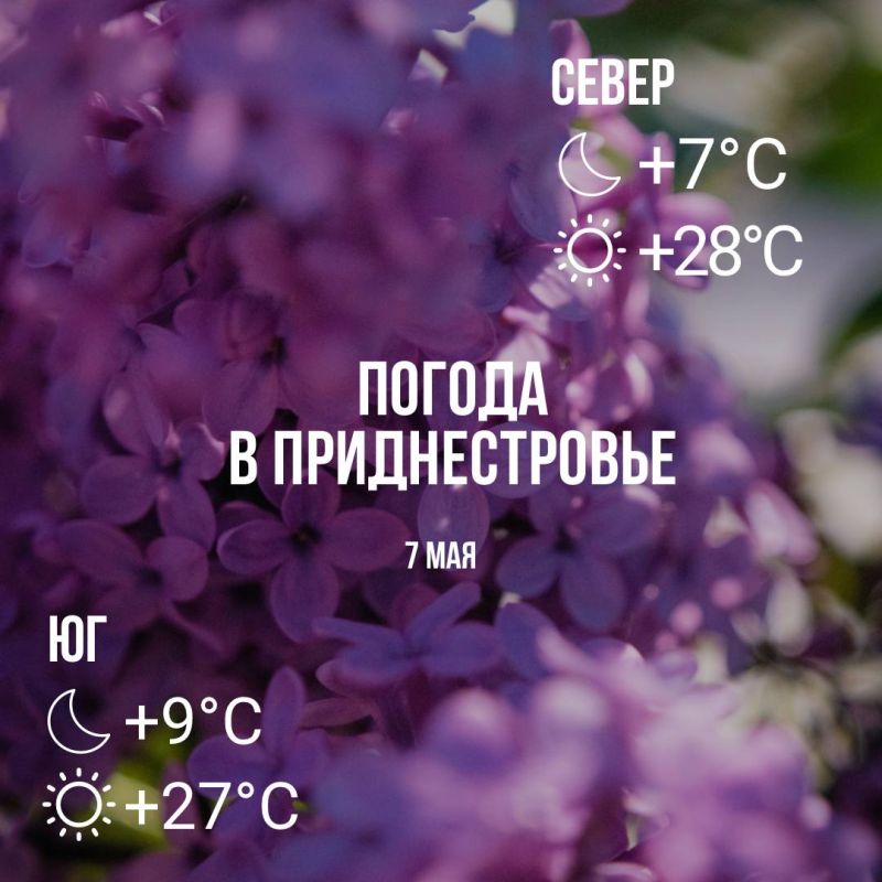 Днём – до +28°С, без осадков