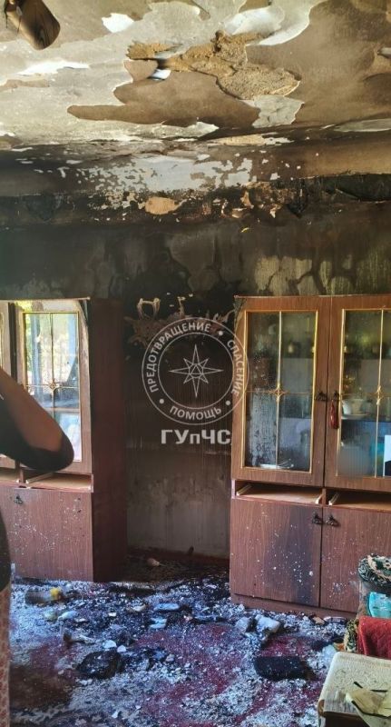 В Дубоссарах горела квартира