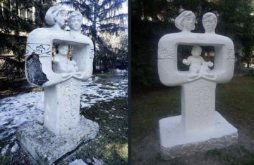 В Рыбнице отремонтировали памятник семье