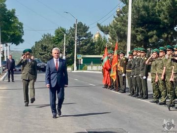 В Рыбнице открыли памятник воинам-пограничникам СССР и ПМР