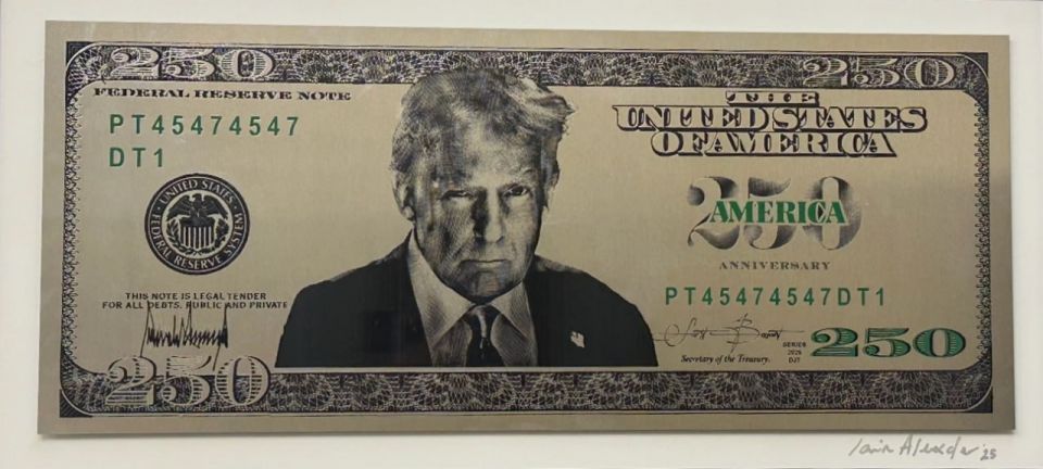В США хотят выпустить банкноту в $250 с портретом Дональда Трампа
