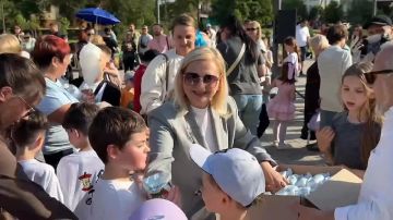 В сквере «Южный» в Тирасполе отмечают День защиты детей