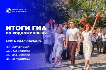 Больше половины выпускников написали ЕГЭ по родному языку на «хорошо» и «отлично» – Минпрос