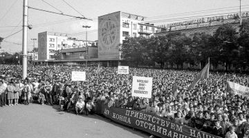Это центр Тирасполя в августе 1989 года