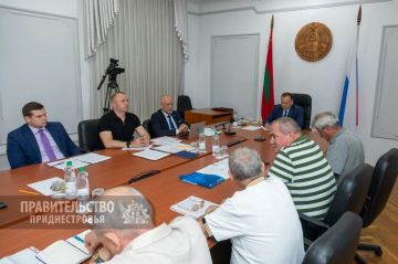 Председатель Правительства Александр Розенберг провел встречу с представителями Ассоциации транспортников и дорожников Приднестровья