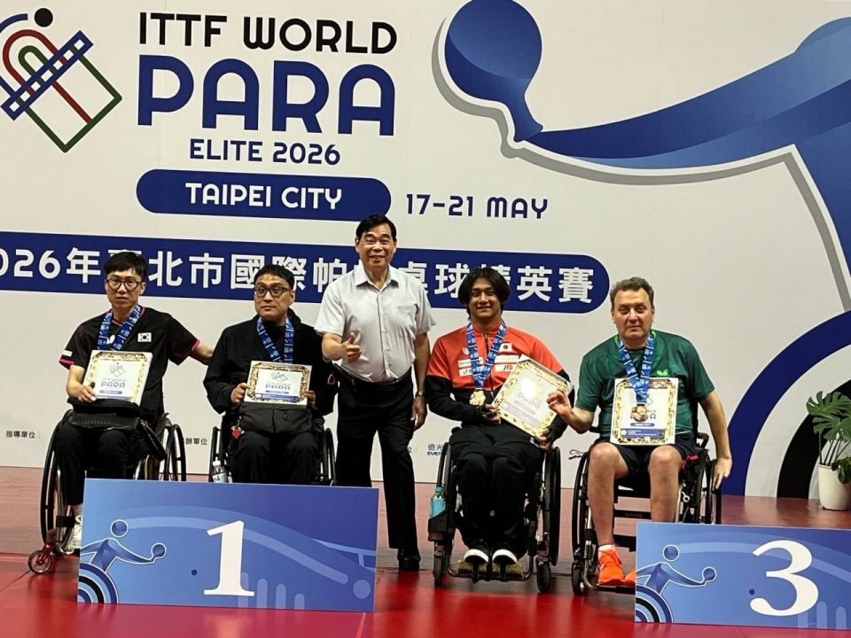 Дмитрий Лавров завоевал бронзовую медаль на этапе Кубка мира ITTF World Para Elite в Тайбэе Дмитрий Лавров завоевал бронзовую медаль на этапе Кубка мира ITTF World Para Elite в Тайбэе