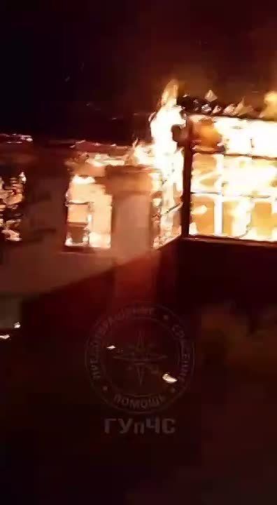 В Рыбницком районе, в селе Большой Молокиш, горел дом
