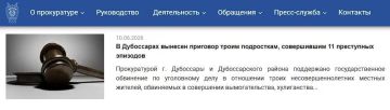 Три подростка из Дубоссар избивали людей, вымогали у них деньги и снимали это на телефон