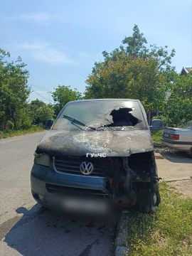В столице загорелся «Фольксваген»