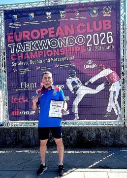Тираспольский тхэквондист Дмитрий Шуляк выиграл бронзу клубного Чемпионата Европы