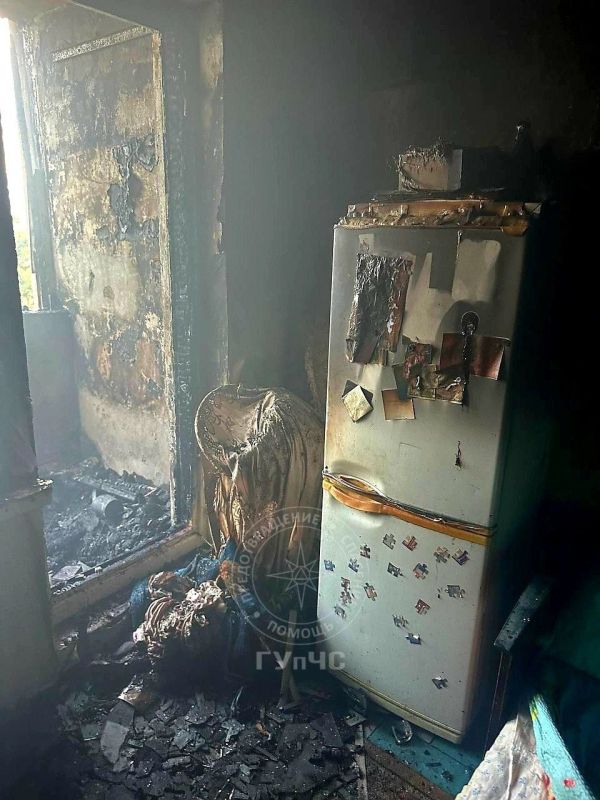 В Первомайске горела квартира в девятиэтажке